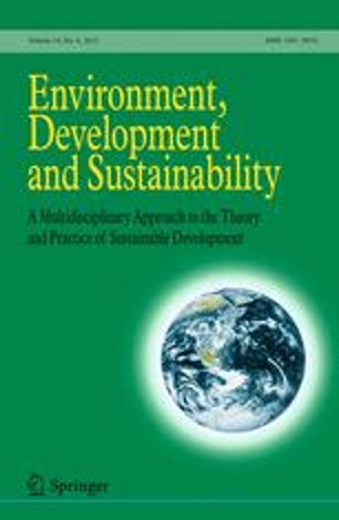 Environment, Development and Sustainability